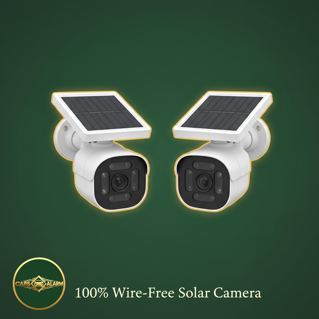 CarsAlarm Solar Camera dual display